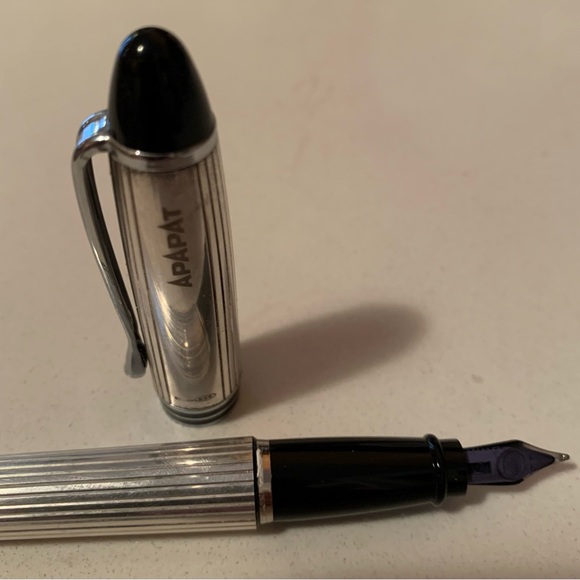 Aurora Ipsilon Sterling Silver Gountain Pen -IB02844 Mase in Italy - Picture 6 of 14